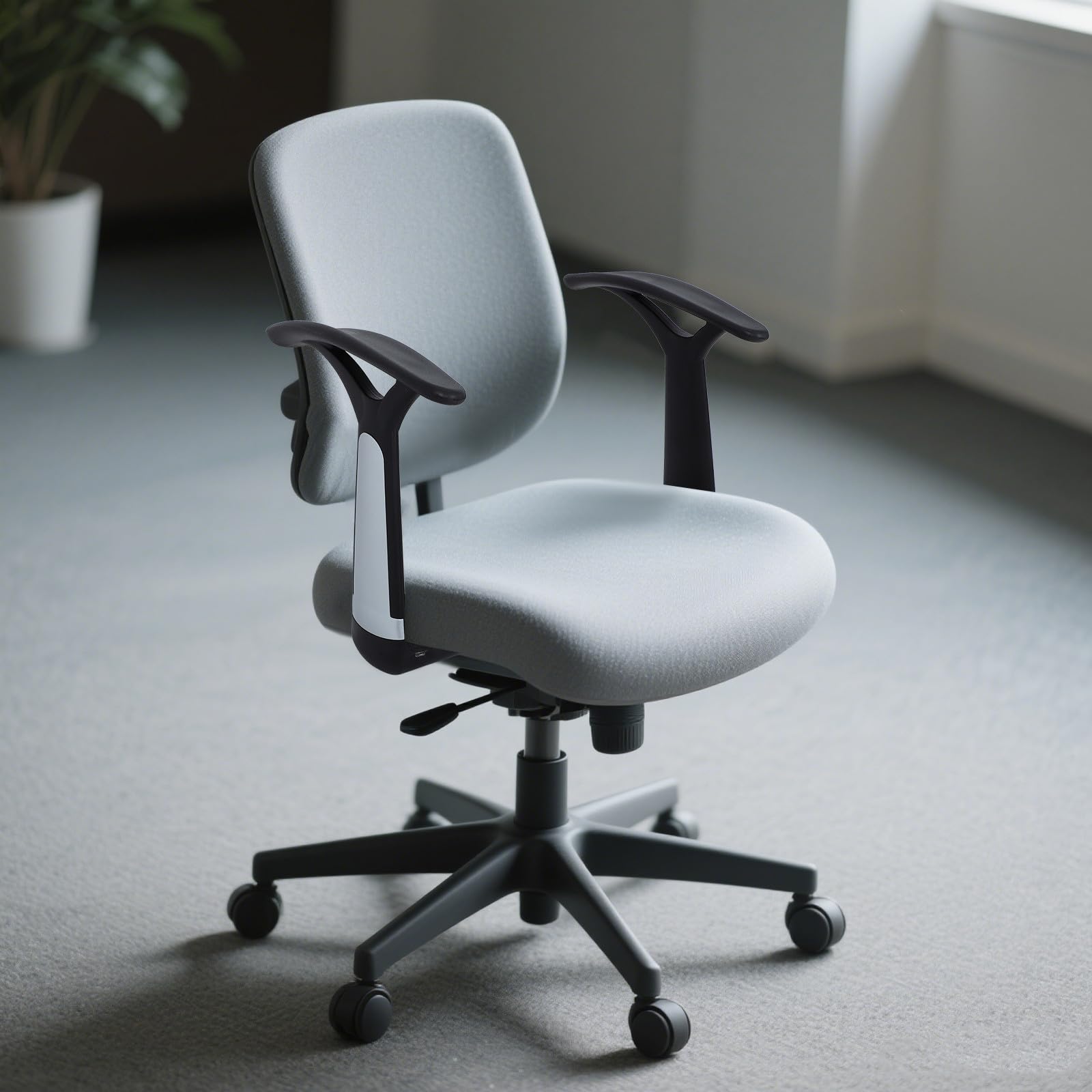 Reposabrazos de Plástico para Repuesto Silla de Oficina , 2 Piezas