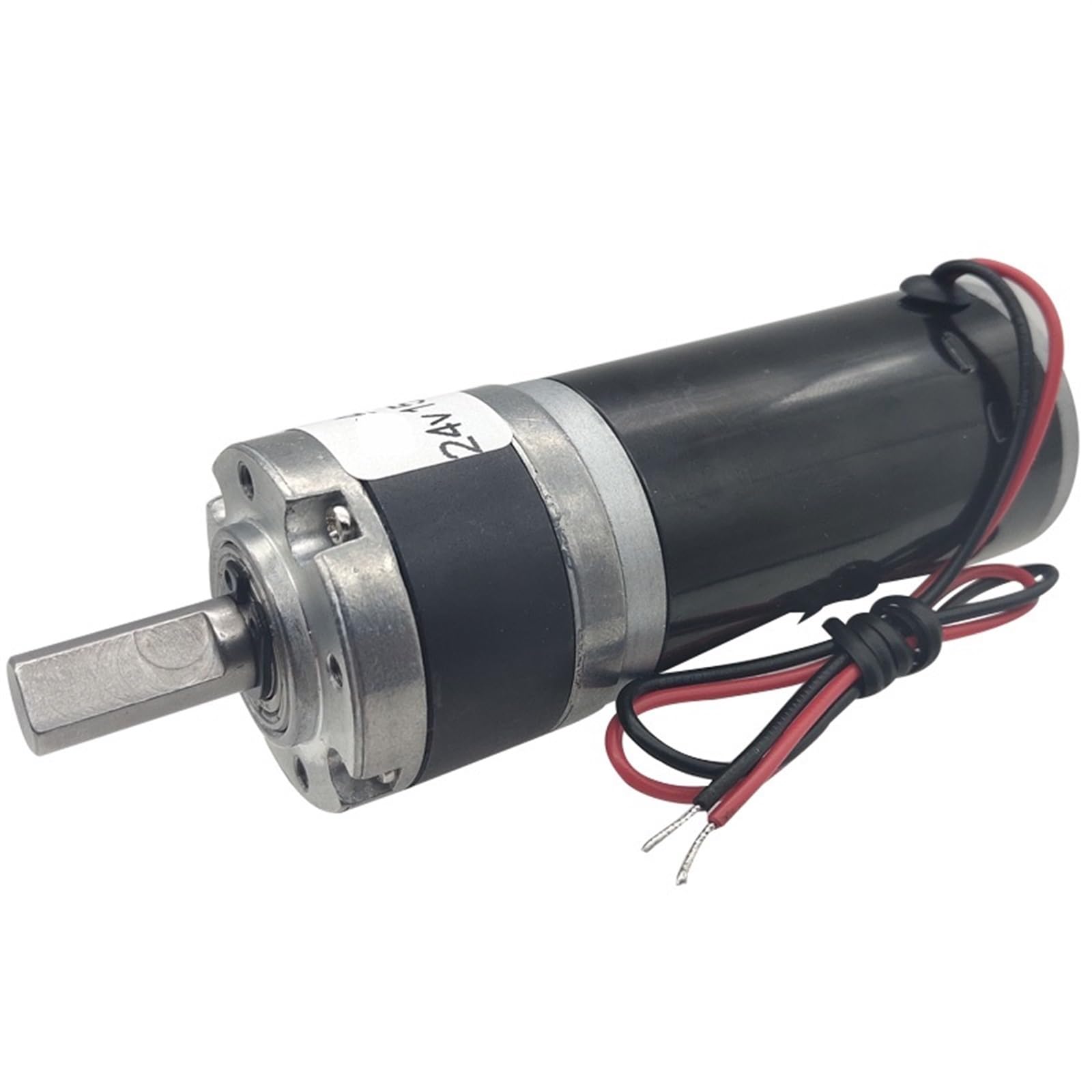 Motorreductor planetario de CC 12V y 1538rpm con eje reversible de 6mm y diámetro de 32mm 7