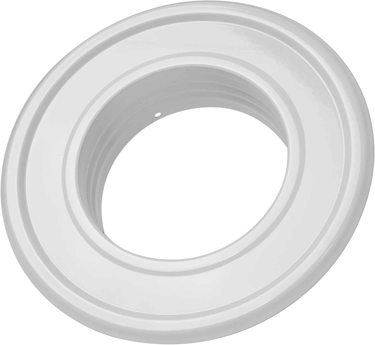 Vent Systems 4" Inch Pack of 2 Air Vent Duct Connector Flange Straight Ventilation Pipe Metal Ducting Connector Plate for Cooling Heating Ventilation System HVAC 4" inch