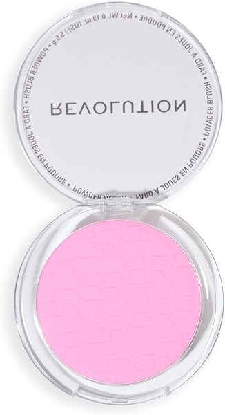 Revolution Blusher Reloaded, Effetto Aerografo, Blush Modulabile, Finish Morbido Opaco, Blush Quotidiano, Vegan & Cruelty-Free, Future Flush Pink, 7.5g - 3