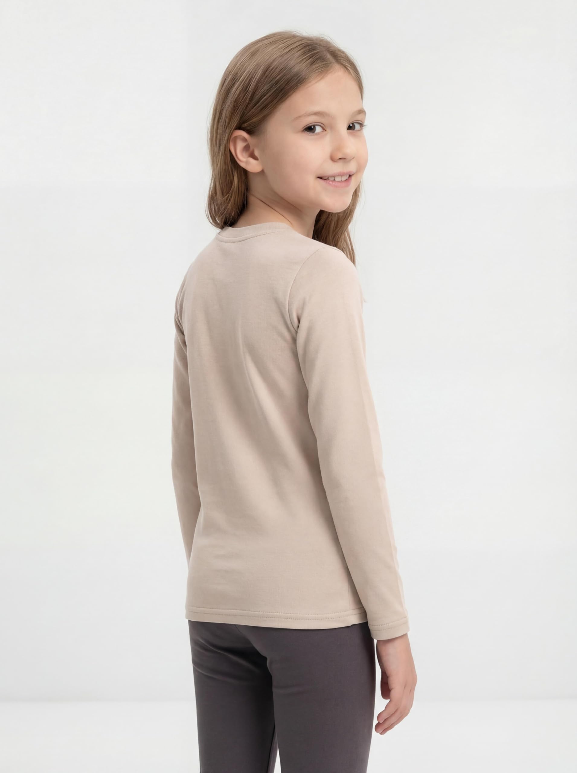 TupTam Niñas Camiseta de Manga Larga Chaleco Ropa Interior Paquete de 3