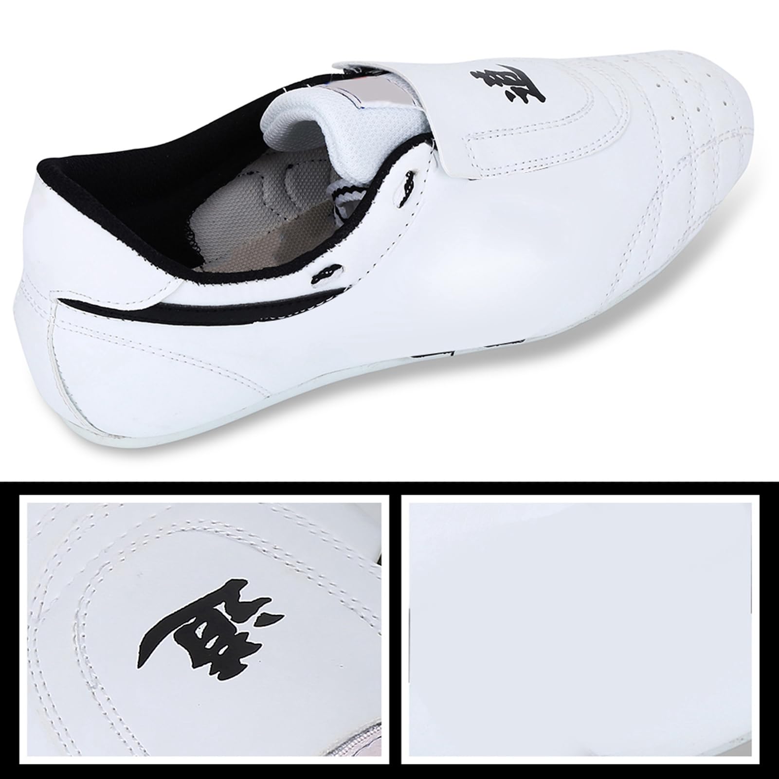 Zapatos Profesionales De Taekwondo Calzado De Entrenamiento De Artes Marciales Ligero Transpirable Suela De Goma Antideslizante para Hombres Mujeres Boxeo Kung Fu Taichi Bl