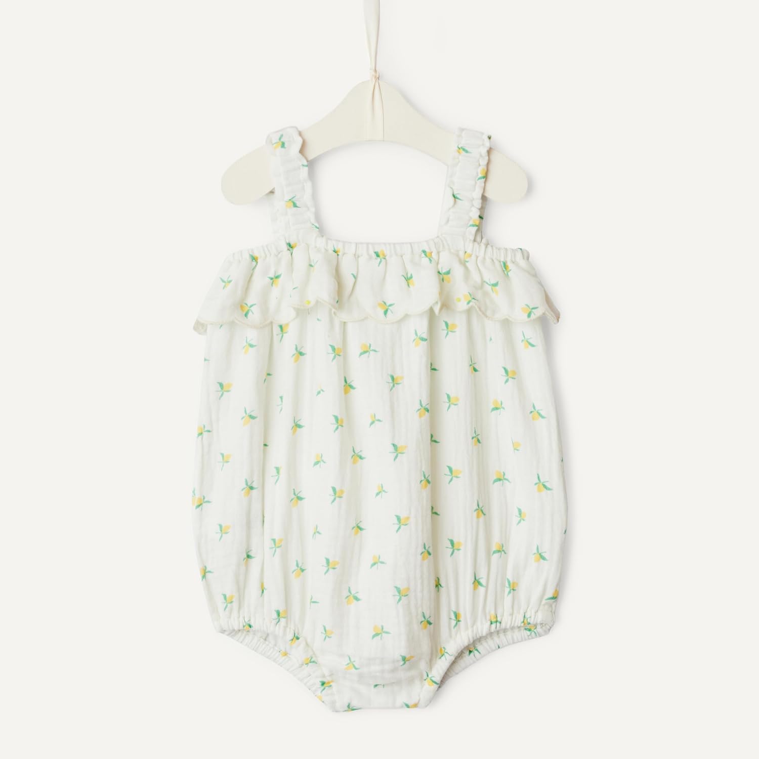 Amazon Essentials x Sofia Grainge Baby Girls' Cotton Gauze Sleeveless Romper
