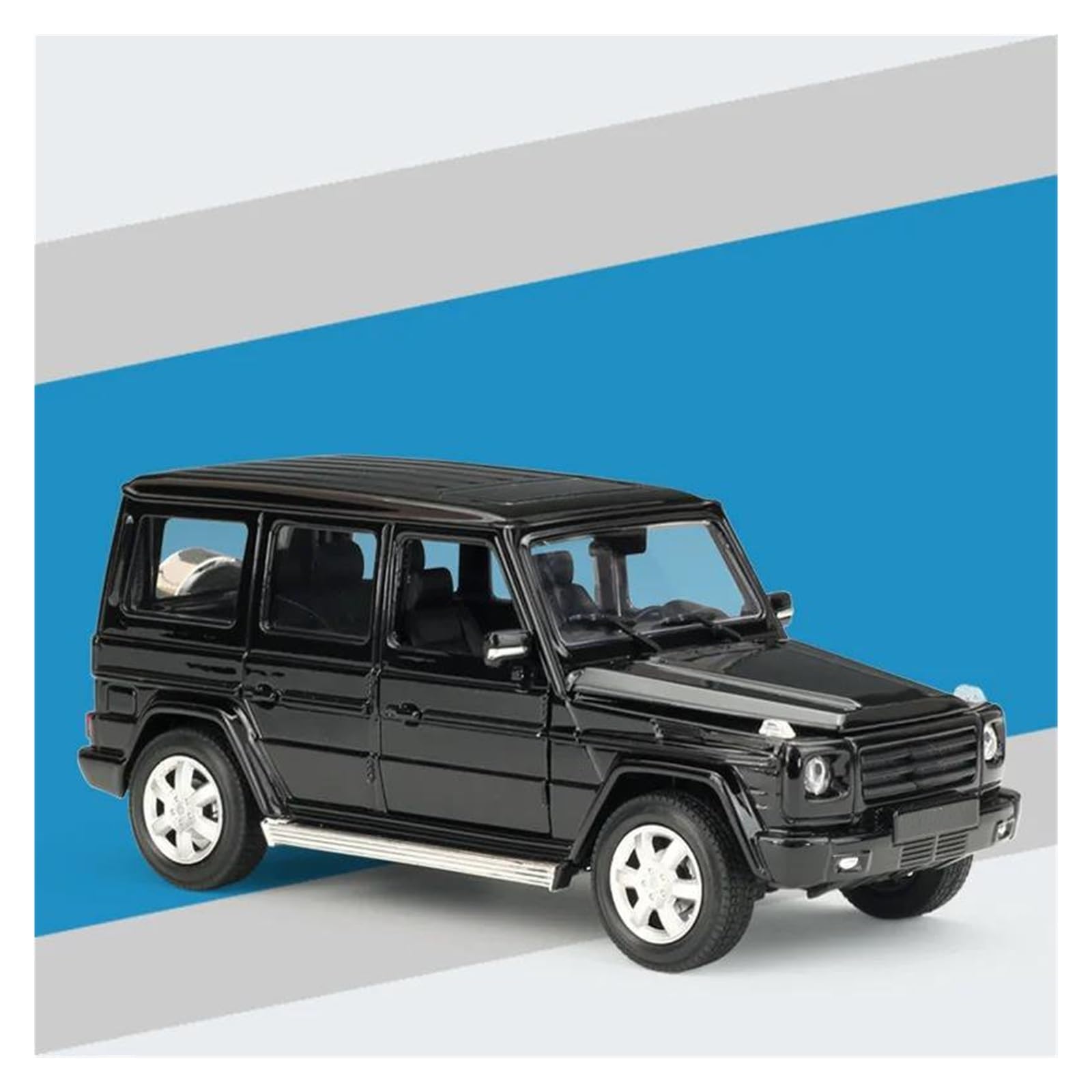 MOCALUX Scale Die-Cast Model Car 1:24 For Benz G-Class Alloy Metal Diecast Model Vehicles(Black)