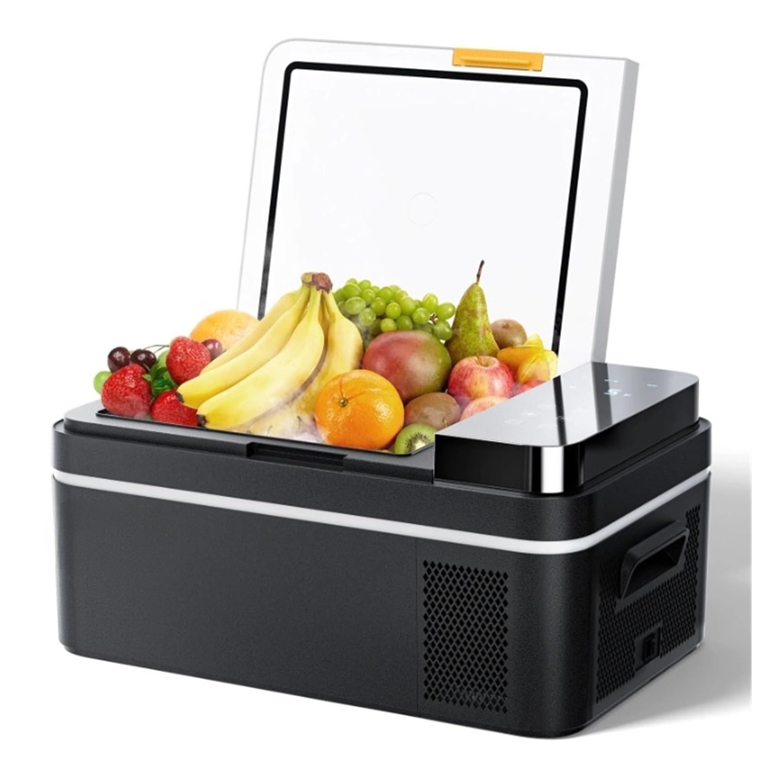 Refrigerador for automóvil de 21 litros, de una Sola Zona, con Panel de Pantalla Digital Grande y pequeña Capacidad, especificaciones de EE. UU.