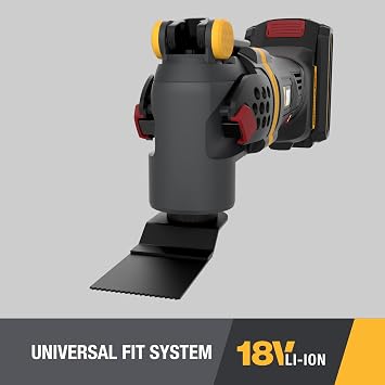 Caterpillar Cat 18V 1 FOR ALL Cordless Oscillating Multi-Tool with Brushless Motor (Tool Only) - DX1B