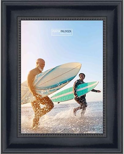 Miniatura 4 de Poster Palooza Marco completo de madera tradicional negra de 28 x 40 pulgadas con acrílico UV, respaldo de tablero de espuma y herrajes