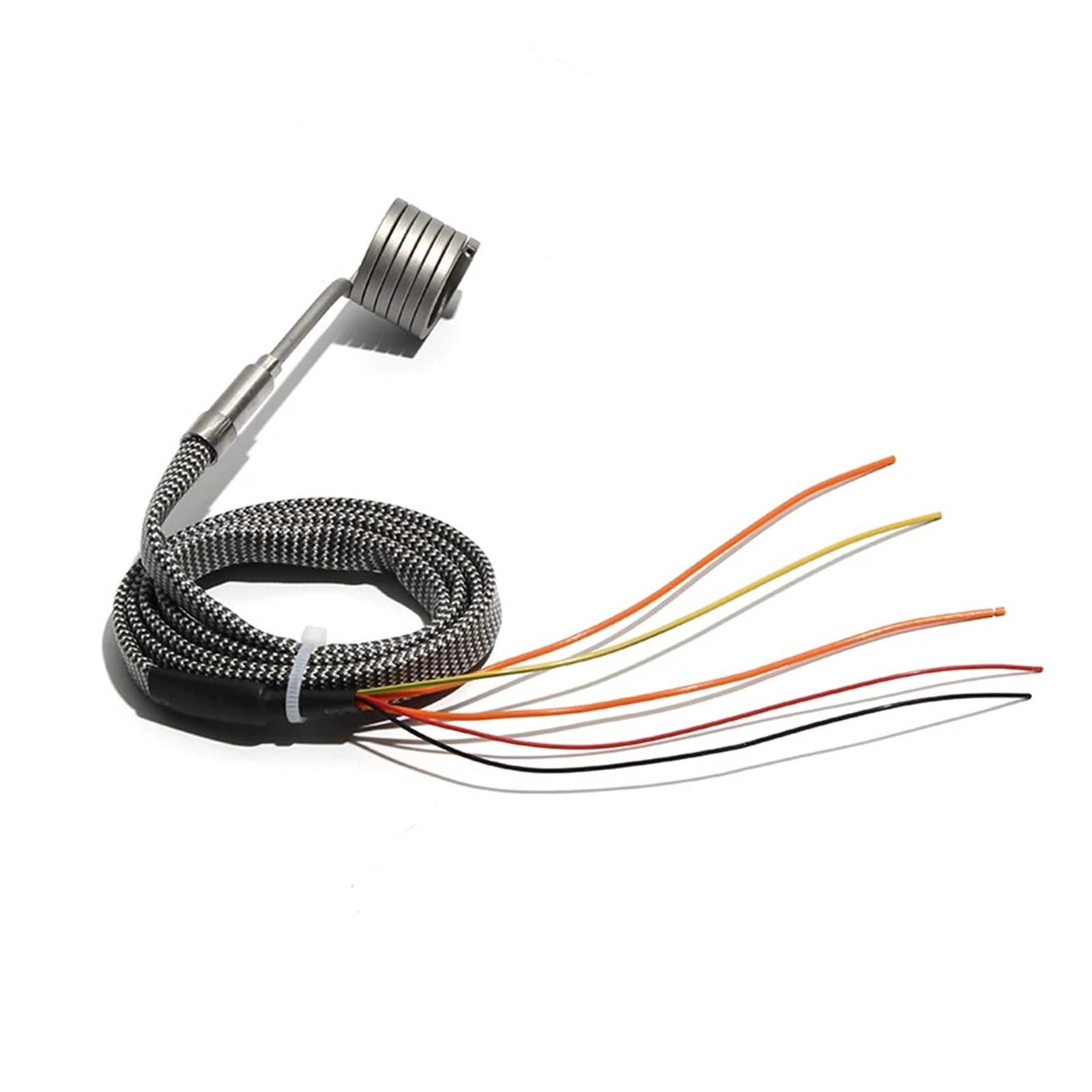 FXFBRTRWN 40mm*25-50mm Electric Hot Runner Spiral Coil Band Heater 220V with K Thermocouple(3.5x3.5mm-110V-1000W 45x40mm)