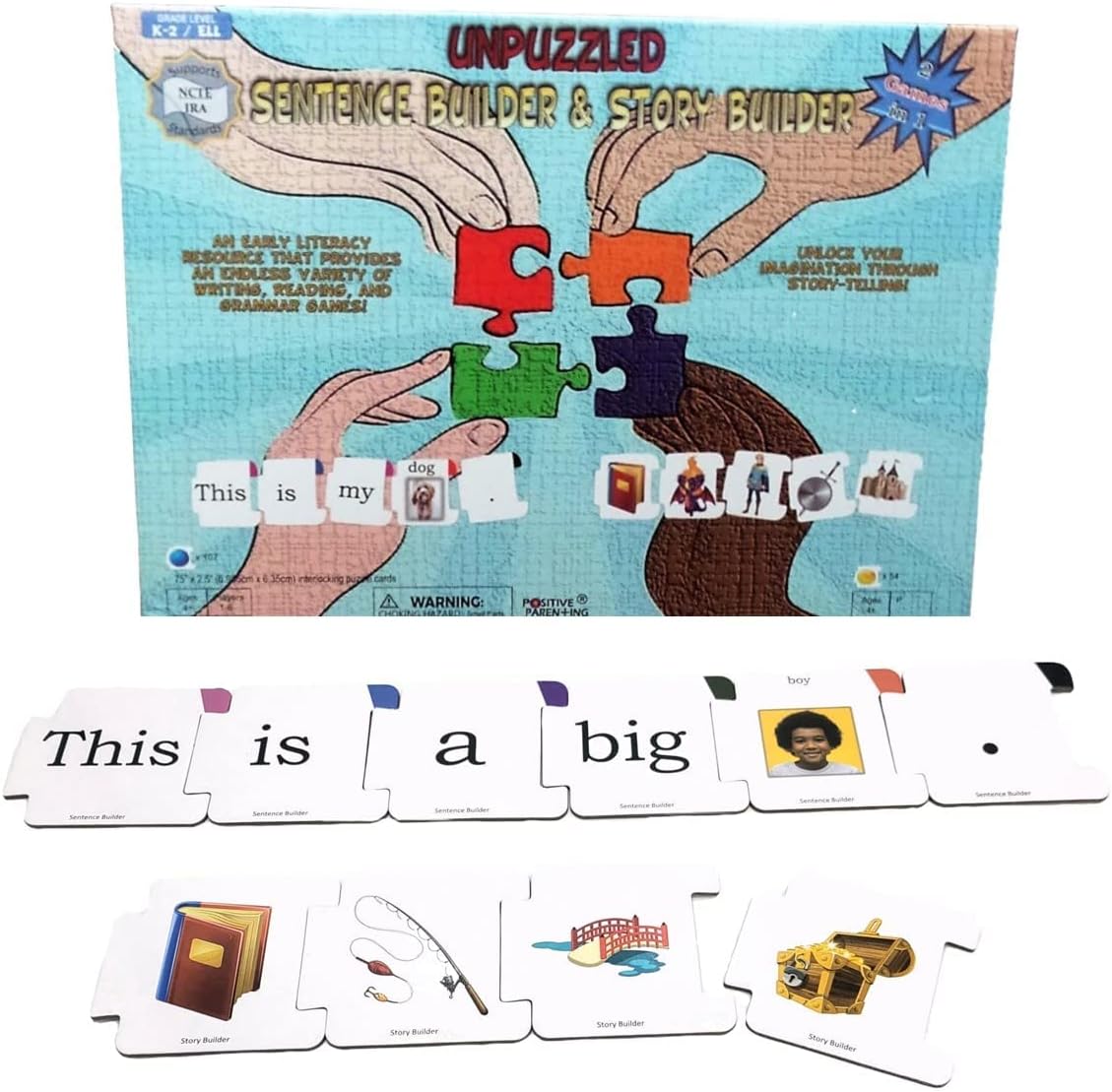 Sentence Builder and Story Builder 2 Games in 1 and Mad Skillz A Thoughts and Emotions Sentence Completion Card Game for Taking Control of Feelings Emotions Autism ADHD