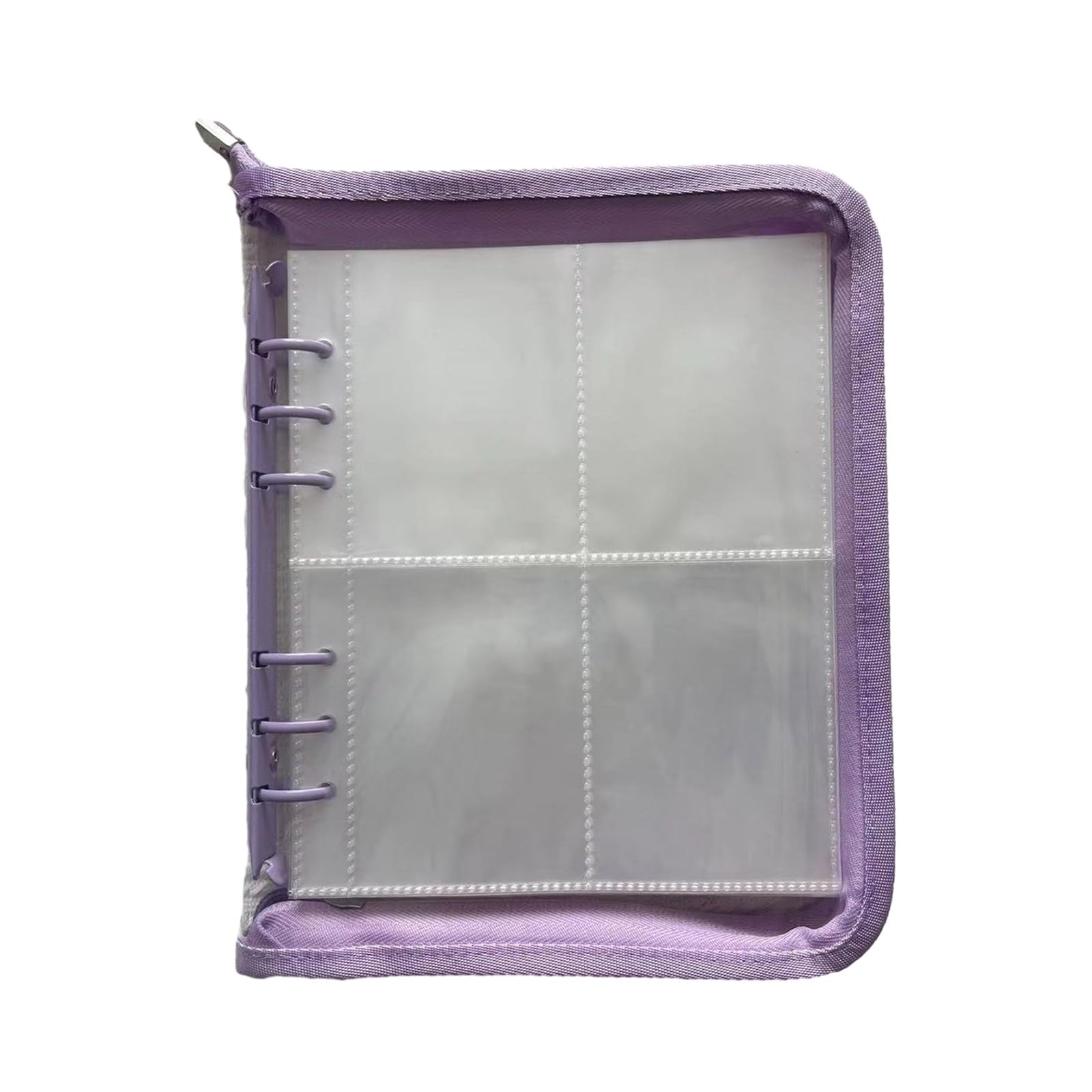 Psdndeww Dustproof Jewelry Storage Book Stylish Necklace Organizers Portable Travel Jewellery Organiser Booklet Case Small Clear Zippered Pouch