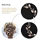 minkissy Hochzeit Braut Stirnband Blatt Haarranke Boho Kopfschmuck RosÉGold BlÄTter Haarband Hochzeit Haarschmuck Elegante Haarschmuck FÜR Frauen