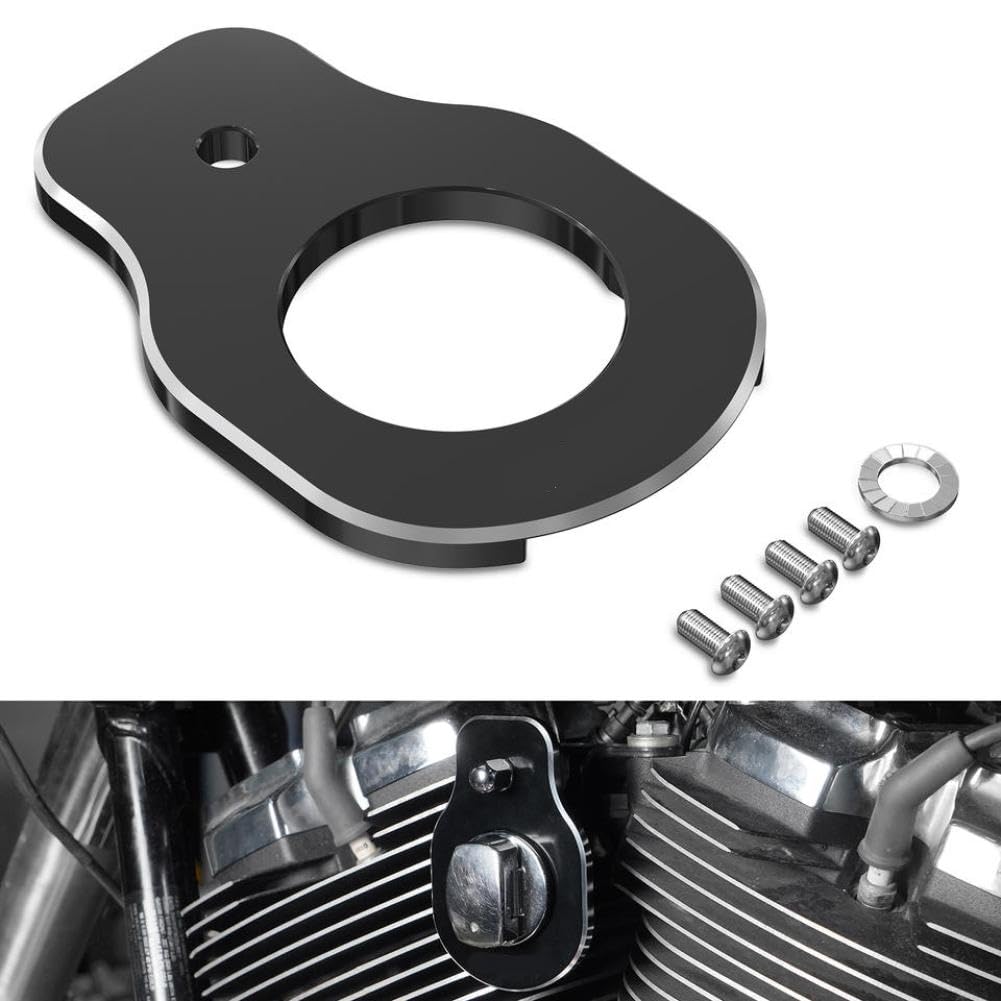 Eburpkhbd Black Ignition Switch Relocation Bracket Compatible With Harley-Davidson Road King Special Flhr Flhrxs Street Special Flhx Flhxs Ultra Limited Flhtk(Black)