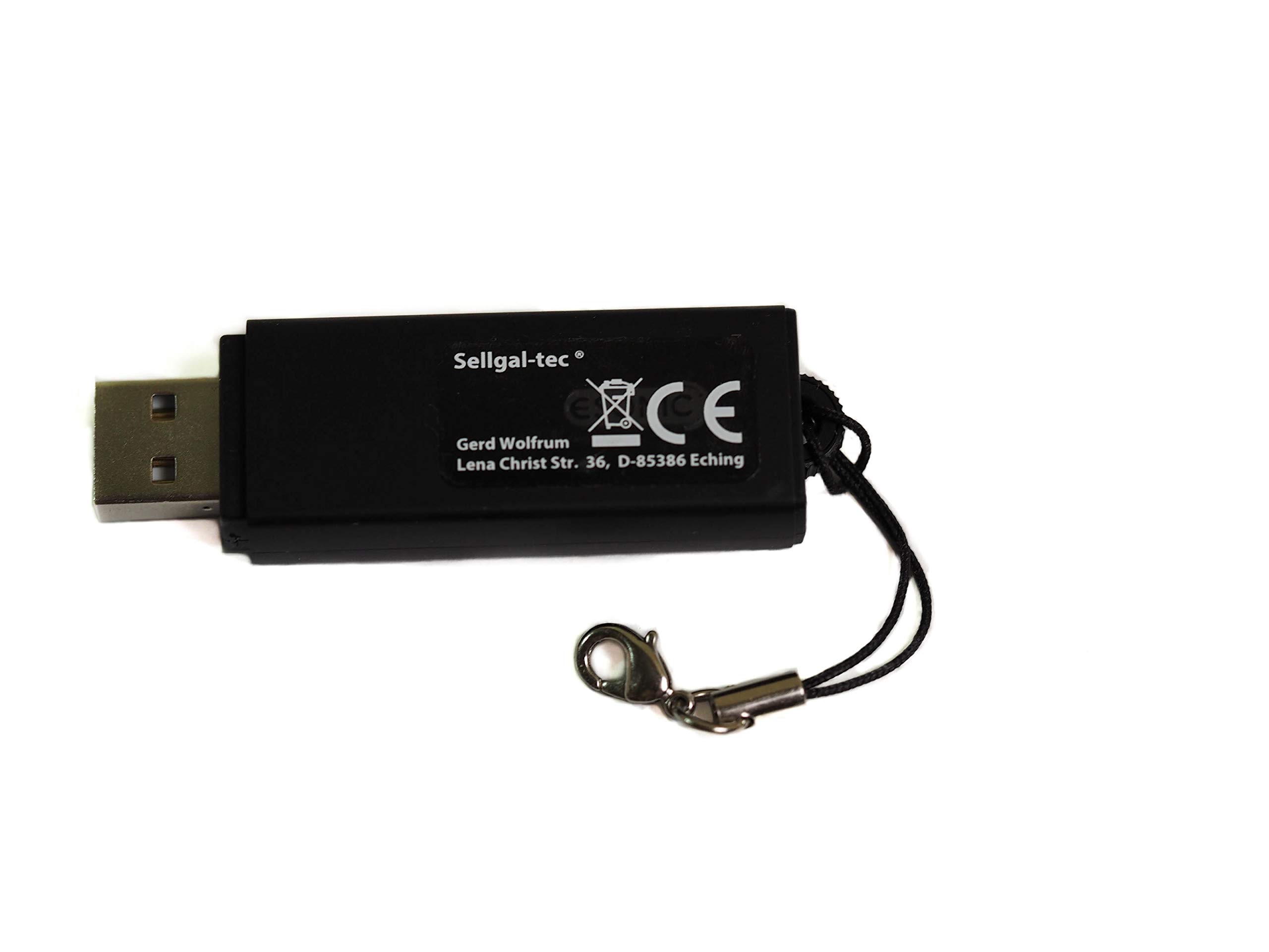 MQ-U350DE V108 anthrazit - Diktiergerät mit Aufnahmeaktivierung durch Geräusche oder Daueraufnahme. Bis zu 20 Tage lang Standby, Stick 8GB