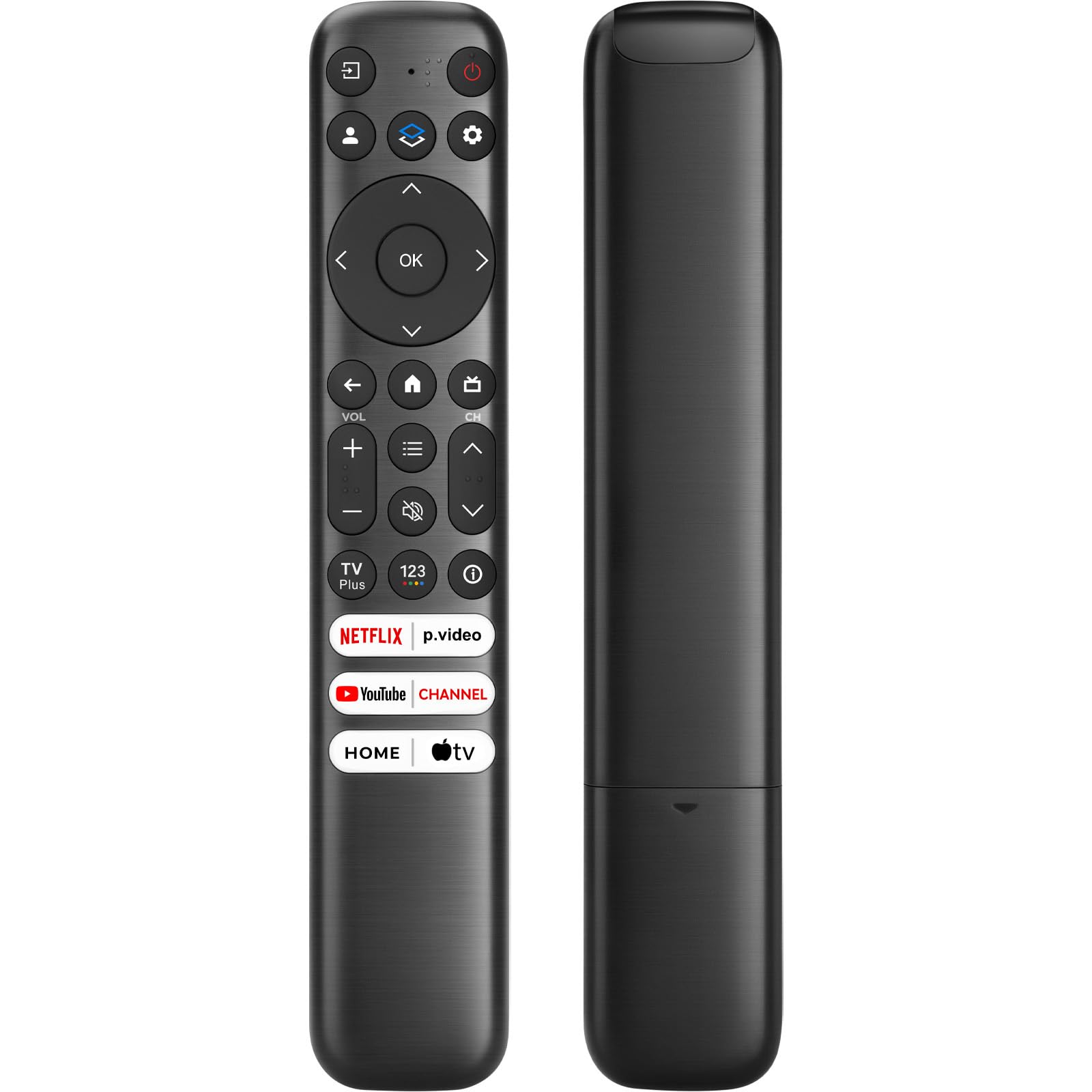 Replacement for TCL Google TV Remote Control, Universal Remote Compatible for TCL UHD HDR LED QD-MINI-LED QLED 4K Google TVs
