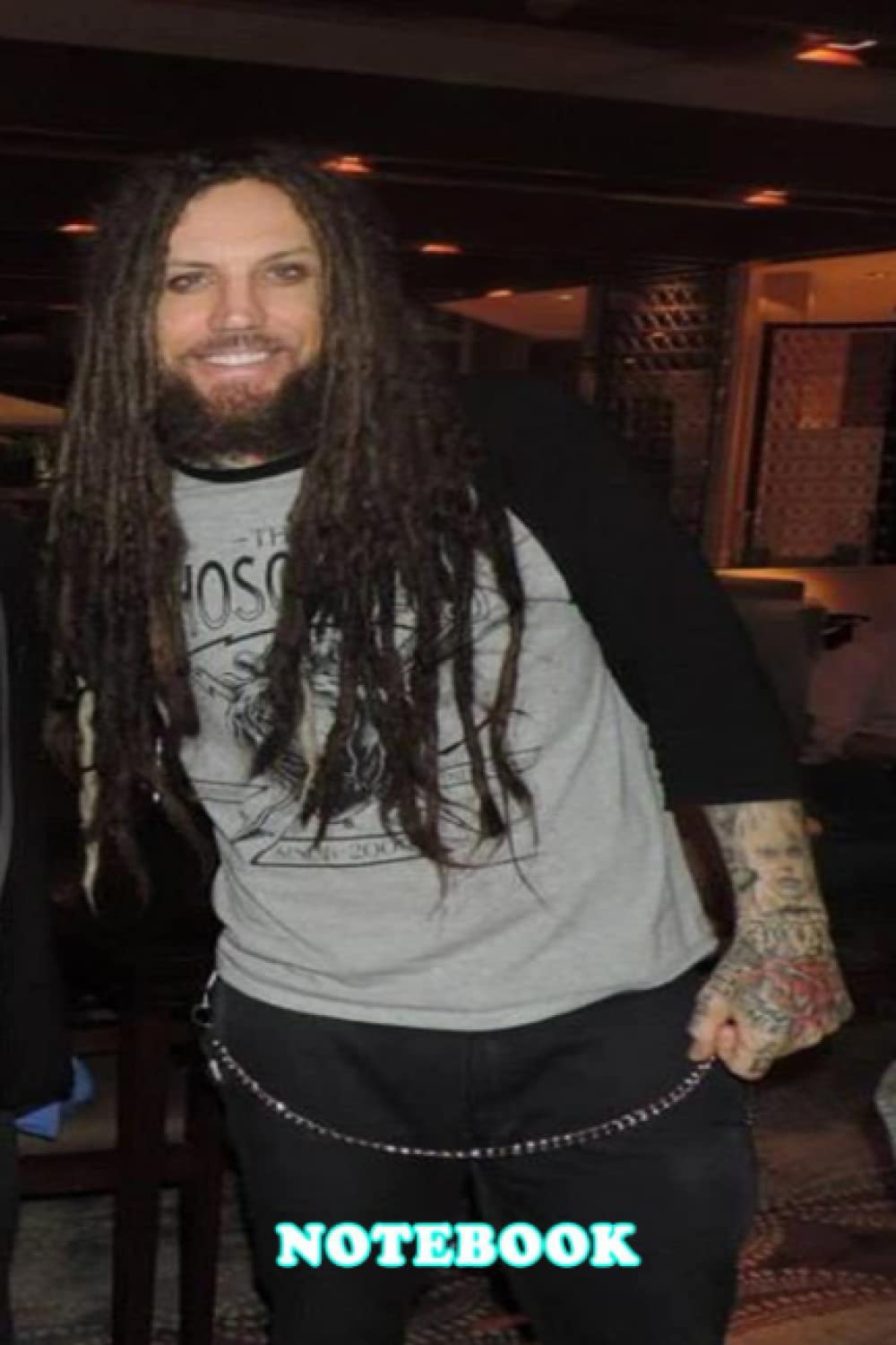 Notebook : Brian Welch Korn Band Lined Journal 6 x 9" 100 Pages for Office, School Supplies , Thankgiving Notebook Gift #44