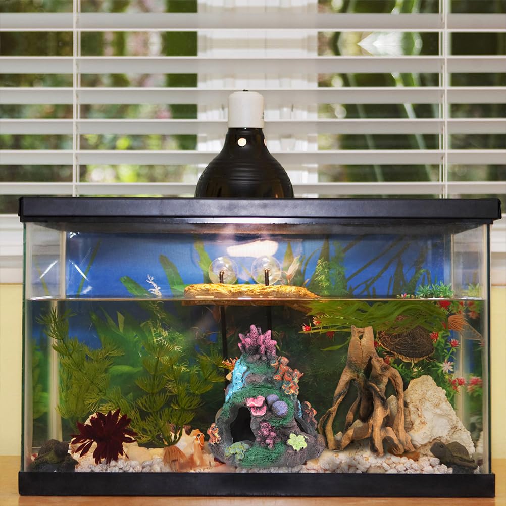 Angoily 1 pièce imitation tronc d'arbre décoratif souche reptichip aquarium fosse jeans pour chiens fausses plantes reptiles aquarium cachette grotte aquarium décoration bûche bois résine