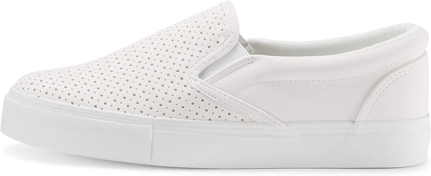 Women's perforated slip on shoes Clearance