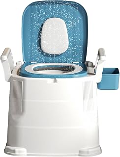 Baño Portátil Para Adultos | Silla Sanitaria Exterior | Comodín para Bebés y Silla Sanitaria para Ancianos y Embarazadas en Hogar