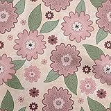oneOone Viscosa Georgette Melocotn Tela Floral Punteado Cosiendo Tela De La Impresin De Material Por Metros 42 Pulgada De Ancho