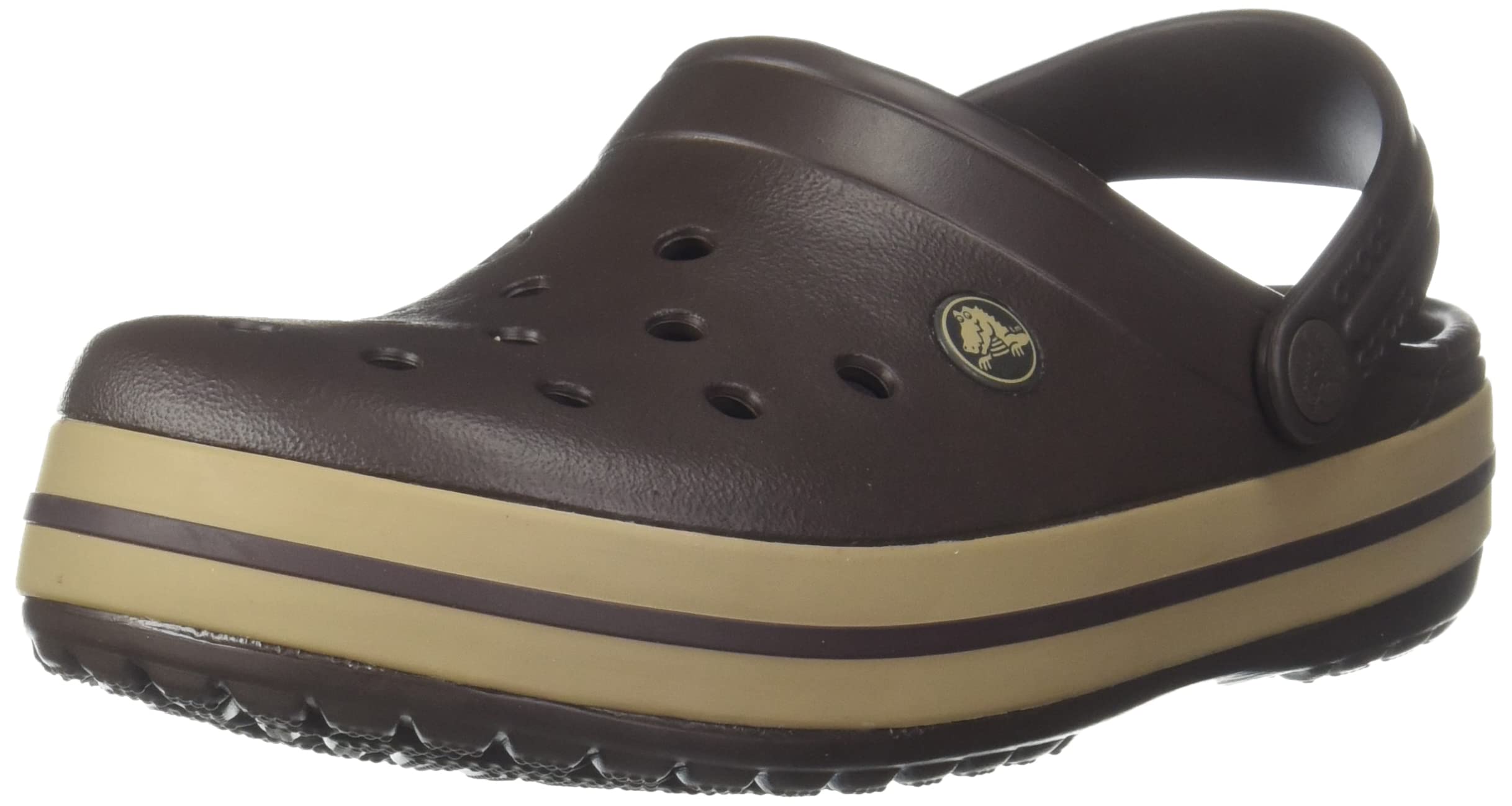 crocs Unisex-Adult Crocband Espresso/Khaki Clog - 4 UK Men/ 5 UK Women (M5W7) (11016-22Y)