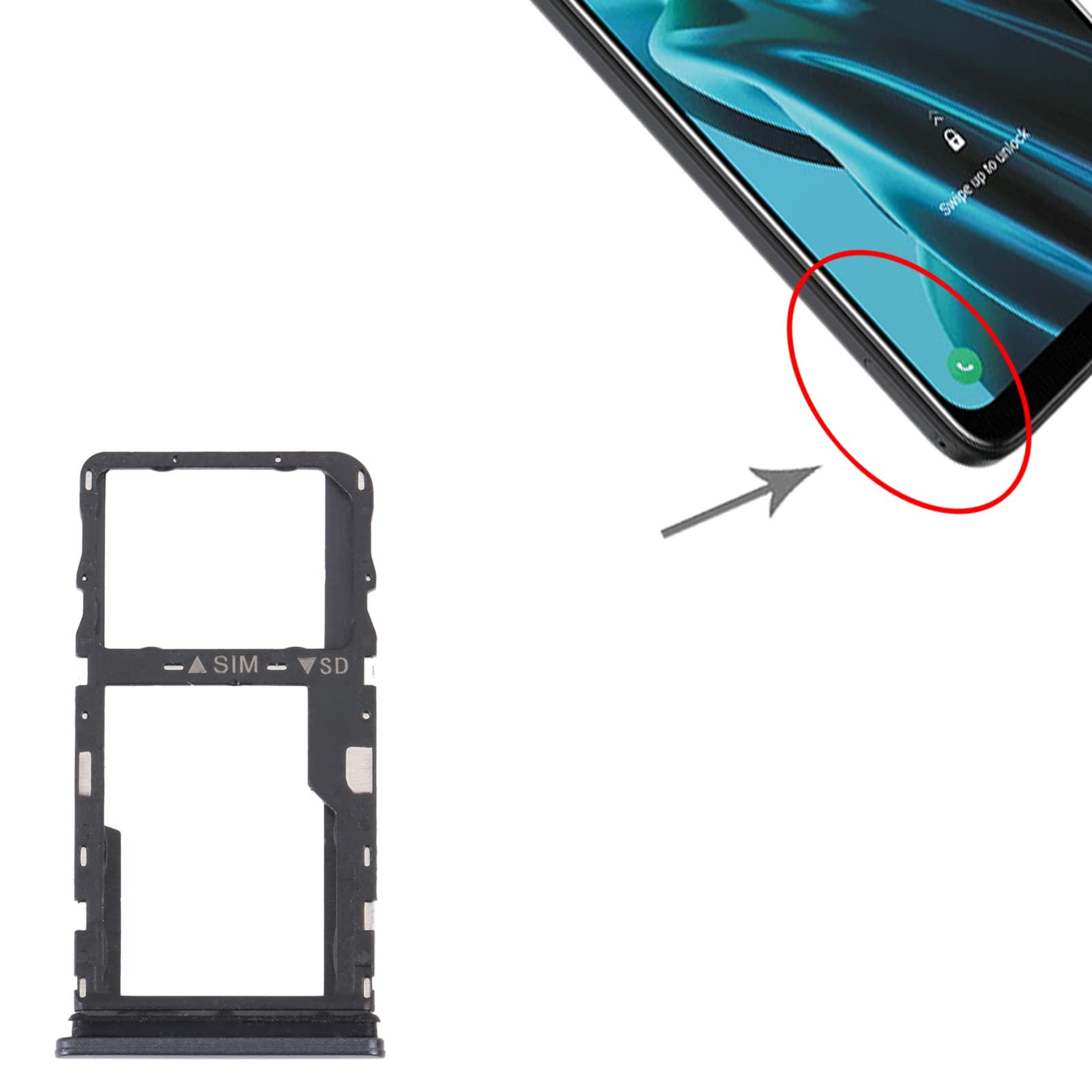 Amazon.com: for TCL 30 XE 5G T767W SIM Card Tray + Micro SD Card