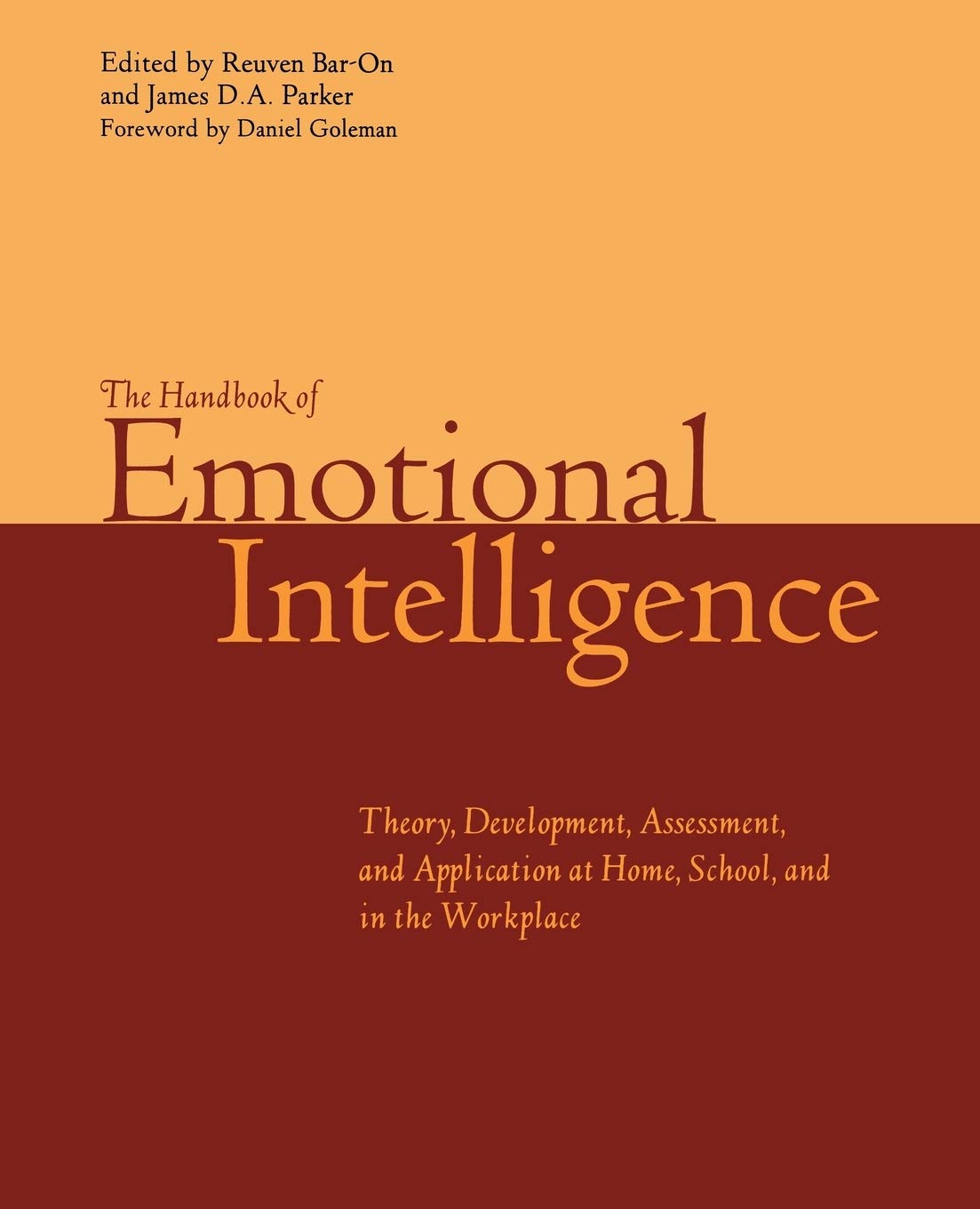 Handbook of Emotional Intelligence Bar–On Paperback Jossey Bass 9780470907436