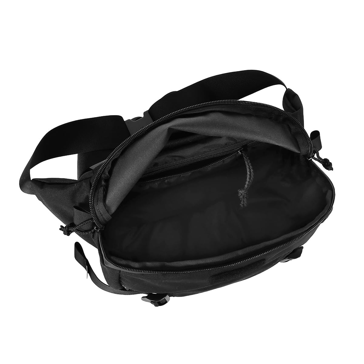 Riñonera versátil al aire libre para hombre y mujer, para viajes, senderismo, desplazamientos, Negro , Para exteriores