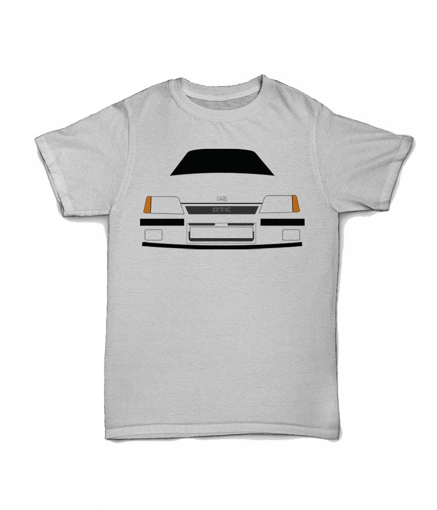 Retro Motor Company Men's White Vauxhall Astra Gte Mk2 Customisable T-Shirt