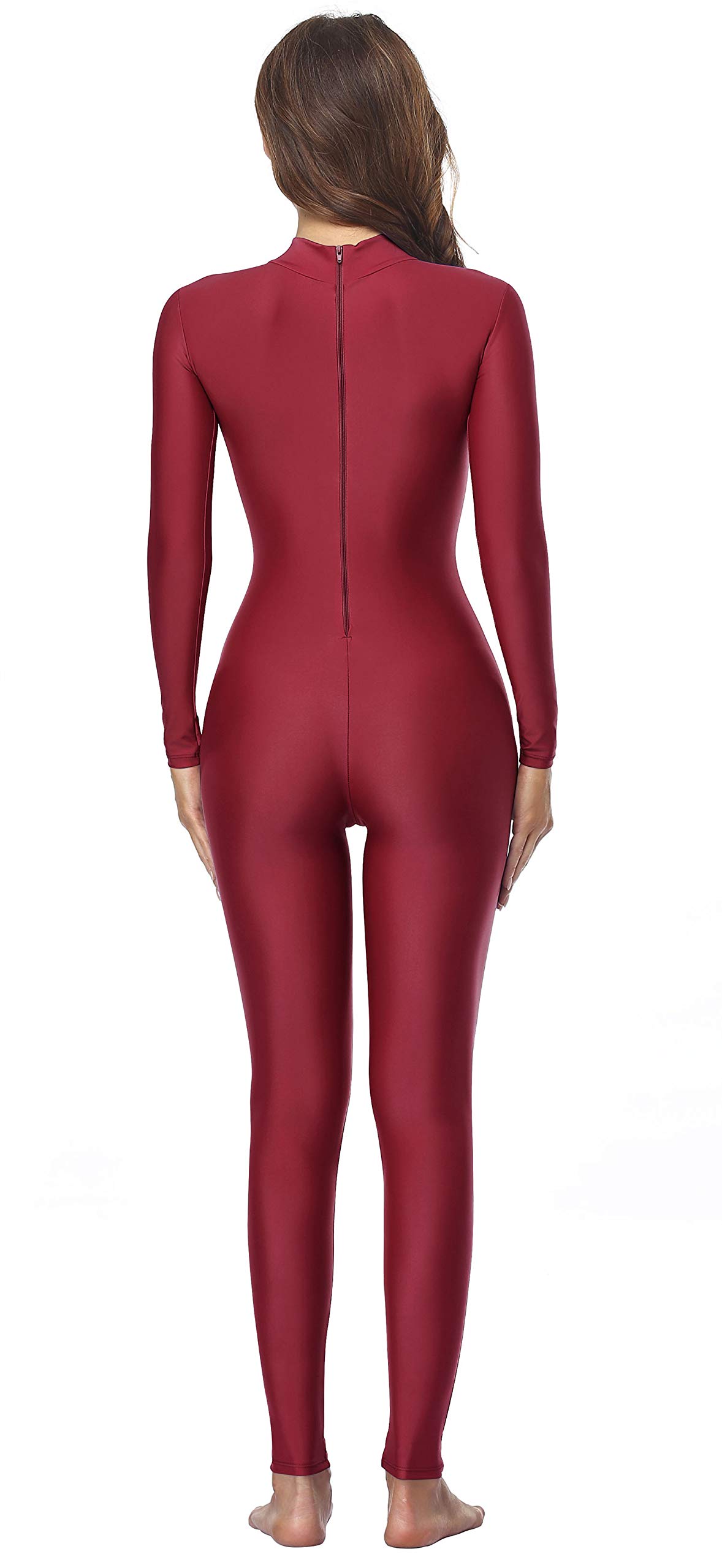 Snapklik.com : Speerise Adult High Neck Zip One Piece Unitard Full Body ...