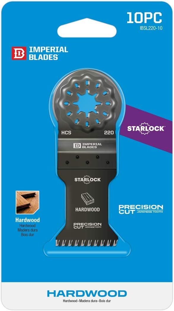 Flаѕh Dеаlѕ - 50% оƒƒ Imperial Blades IBSL220-10 Starlock 1-3/8 Japanese Tooth Hardwood Blade, 10PC, Multi