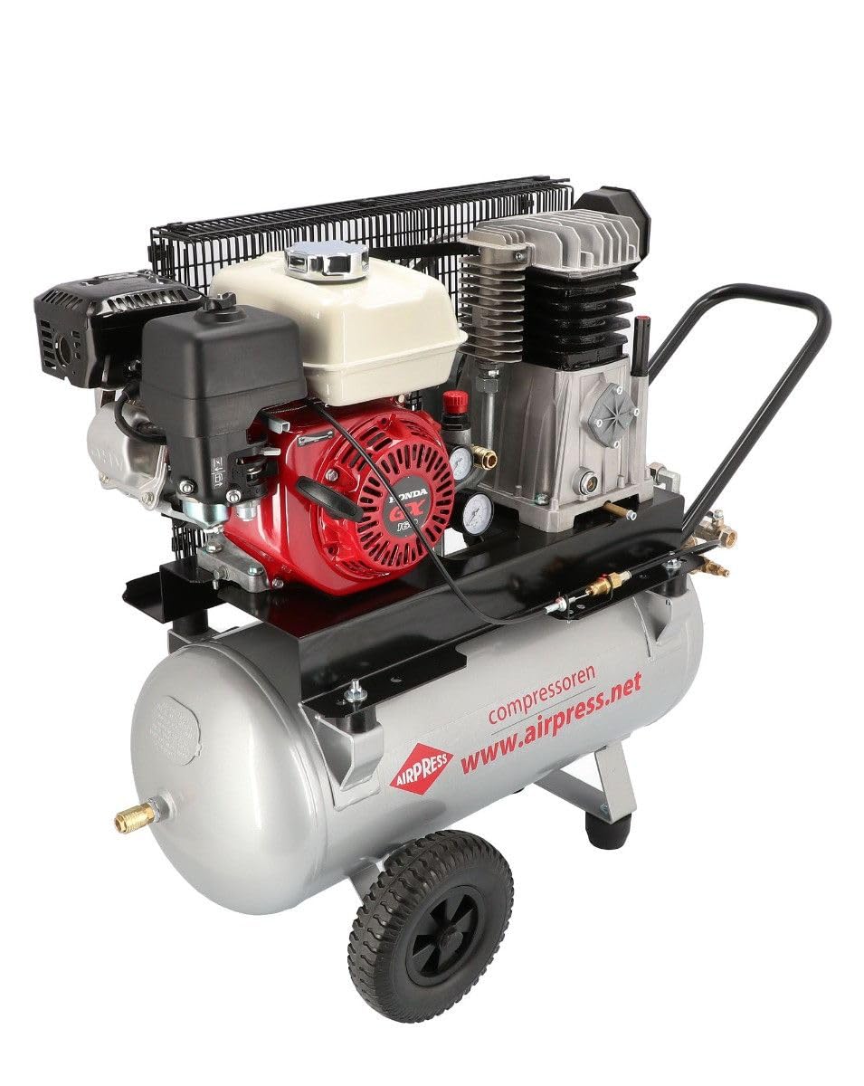 Compresor de aire de gasolina BM 50-410 (HONDA GP160) 10 bar 4,8 CV / 3,6 kW 247 l/min 50 l