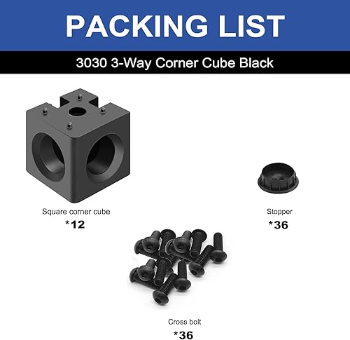 Miniatura 84 de 10 unids 2020 placa de extrusión de aluminio conector esquina L soporte 8020 V ranura hardware ranura T accesorios con tuercas en T y tornillos