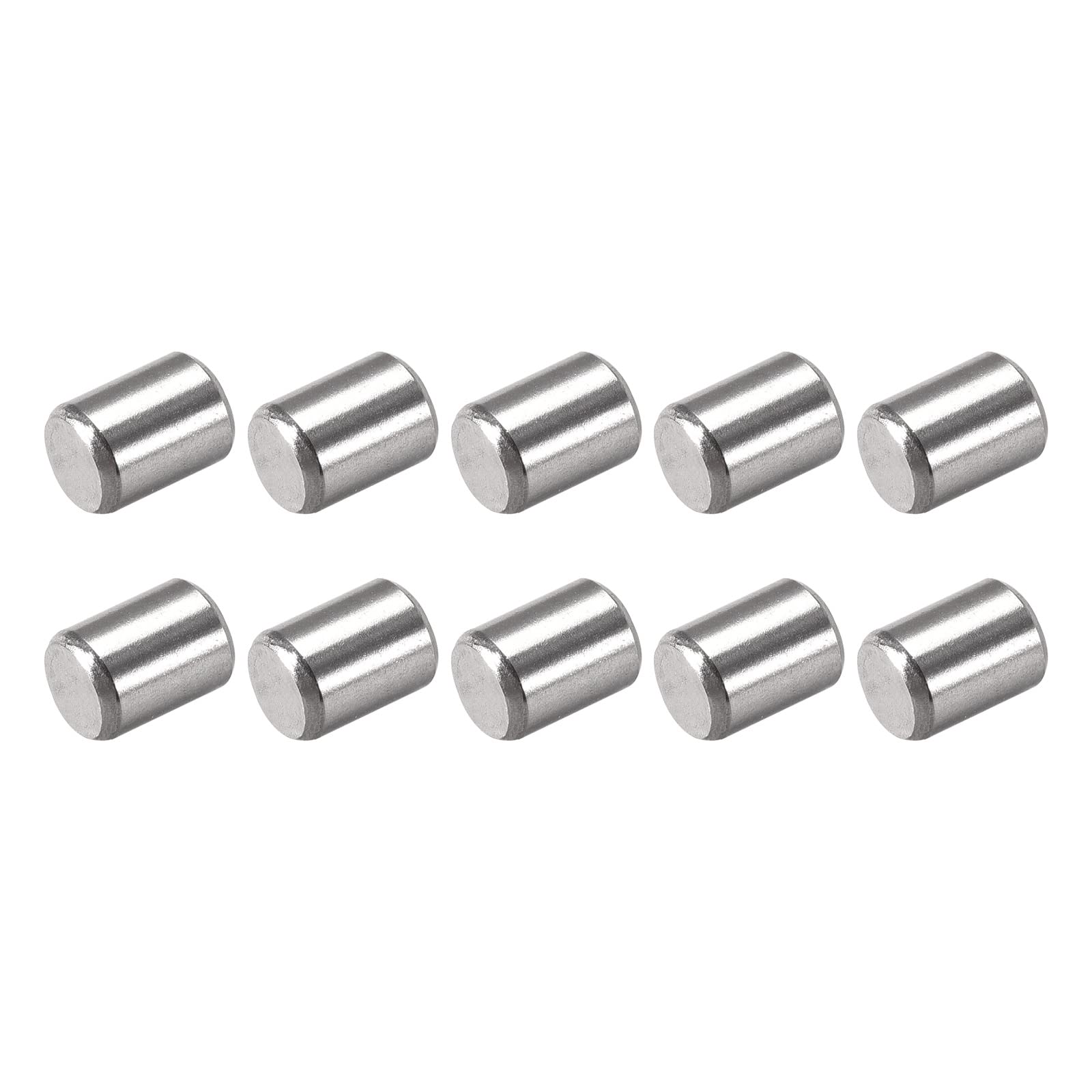 METALLIXITY Dowel Pin (4x8mm) 50Pcs, 304 Stainless Steel Shelf Support Pegs Pin Fastener Elements - for Metal Devices, Furniture Installation,
