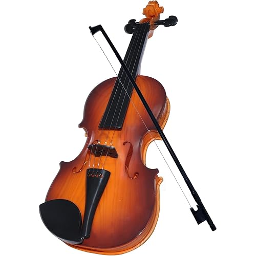16 Inch Violin Toy for Kids, 4 Strings Violin Toys Musical Instruments for Children,Multifunctional Portable Electronic Instrument