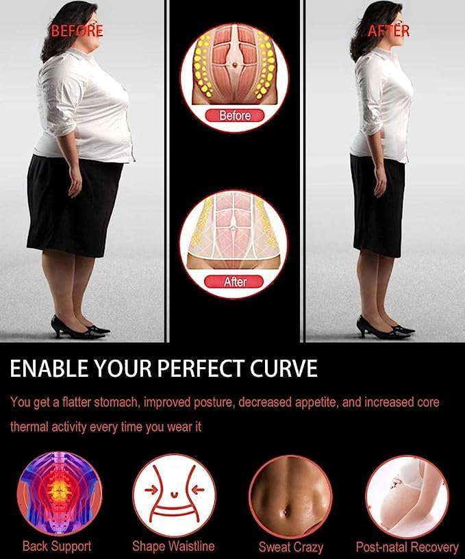 Miniatura 6 de Corsé Top Sudor Cintura Entrenador De Neopreno Para Mujeres Hombres Cincher Cuerpo Shaper Para Pérdida De Peso