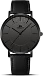 Montres LN LENQIN pour homme, montre analogique à quartz 30M étanche, montre de poignet de mode homme, montre designer en cuir
