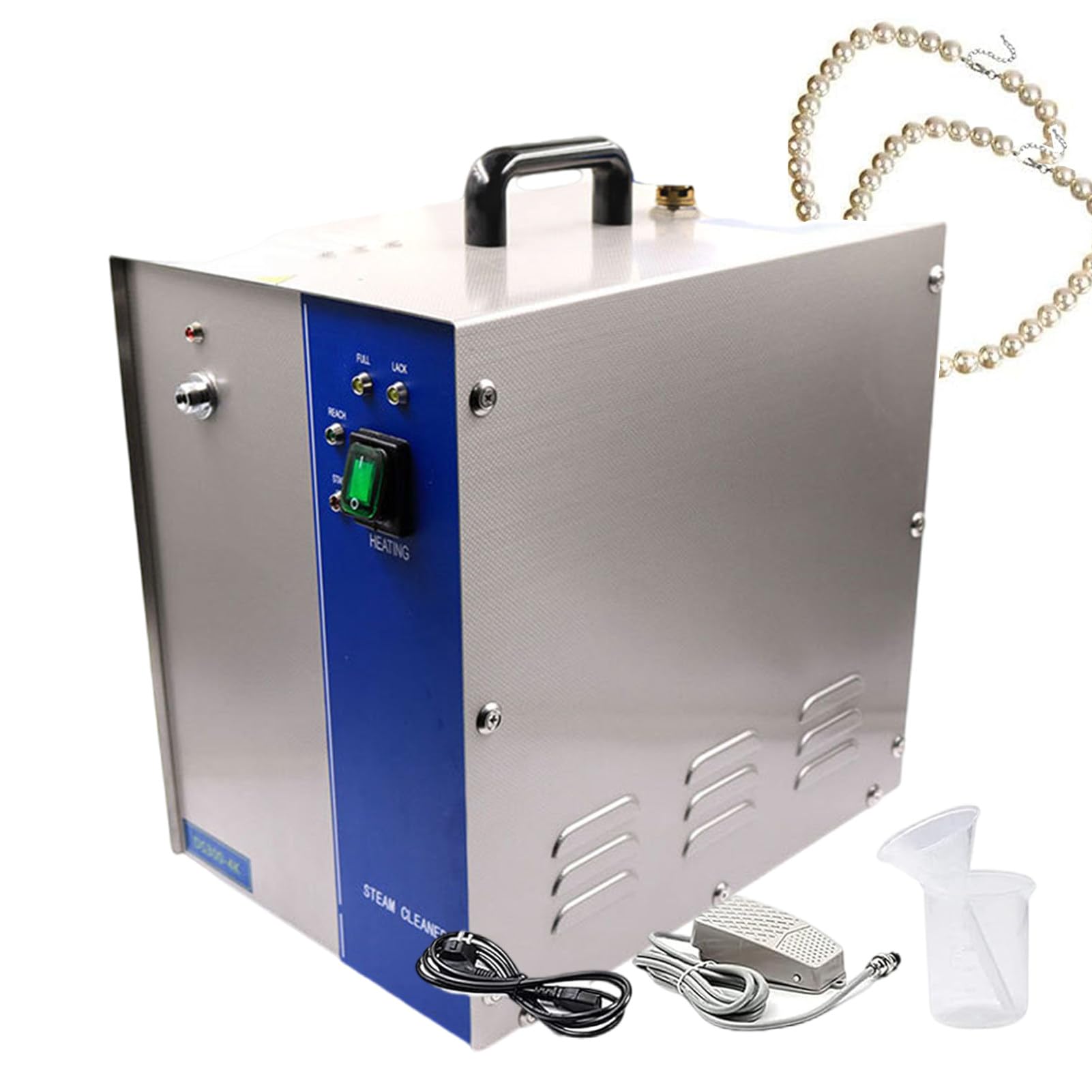 Steam Cleaner For Jewelry And Stainless Steel Gemstone Washer With Exhaust Temperature 135 Steam Machine For Cleaning Gemstones