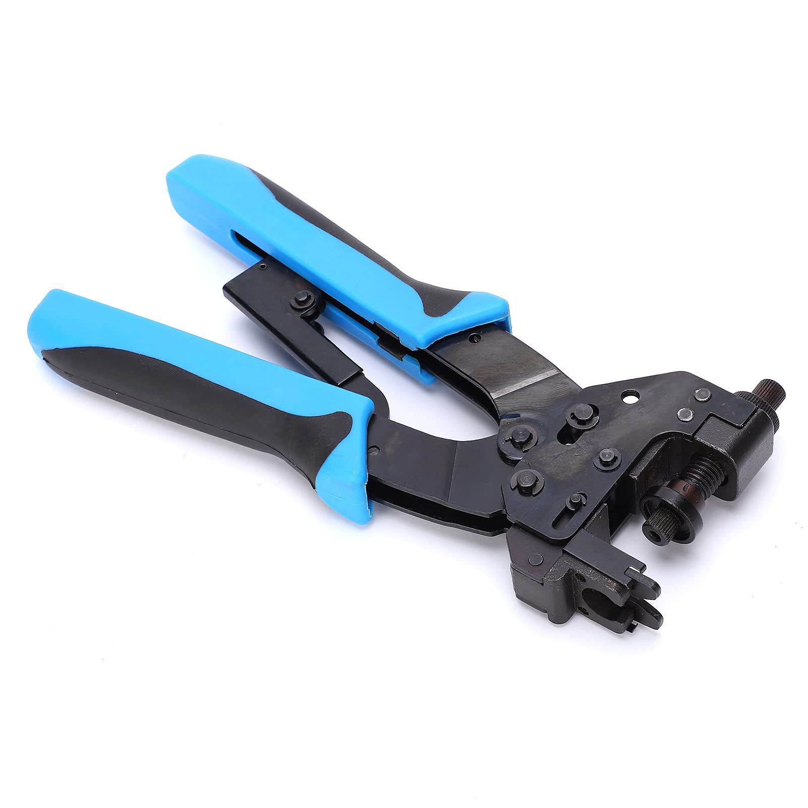 TL - H510B Pinza a crimpare per cavi, Pinza manuale per crimpare connettori terminali, Acciaio ad alto tenore di carbonio con impugnatura ergonomica, Pinza a crimpare