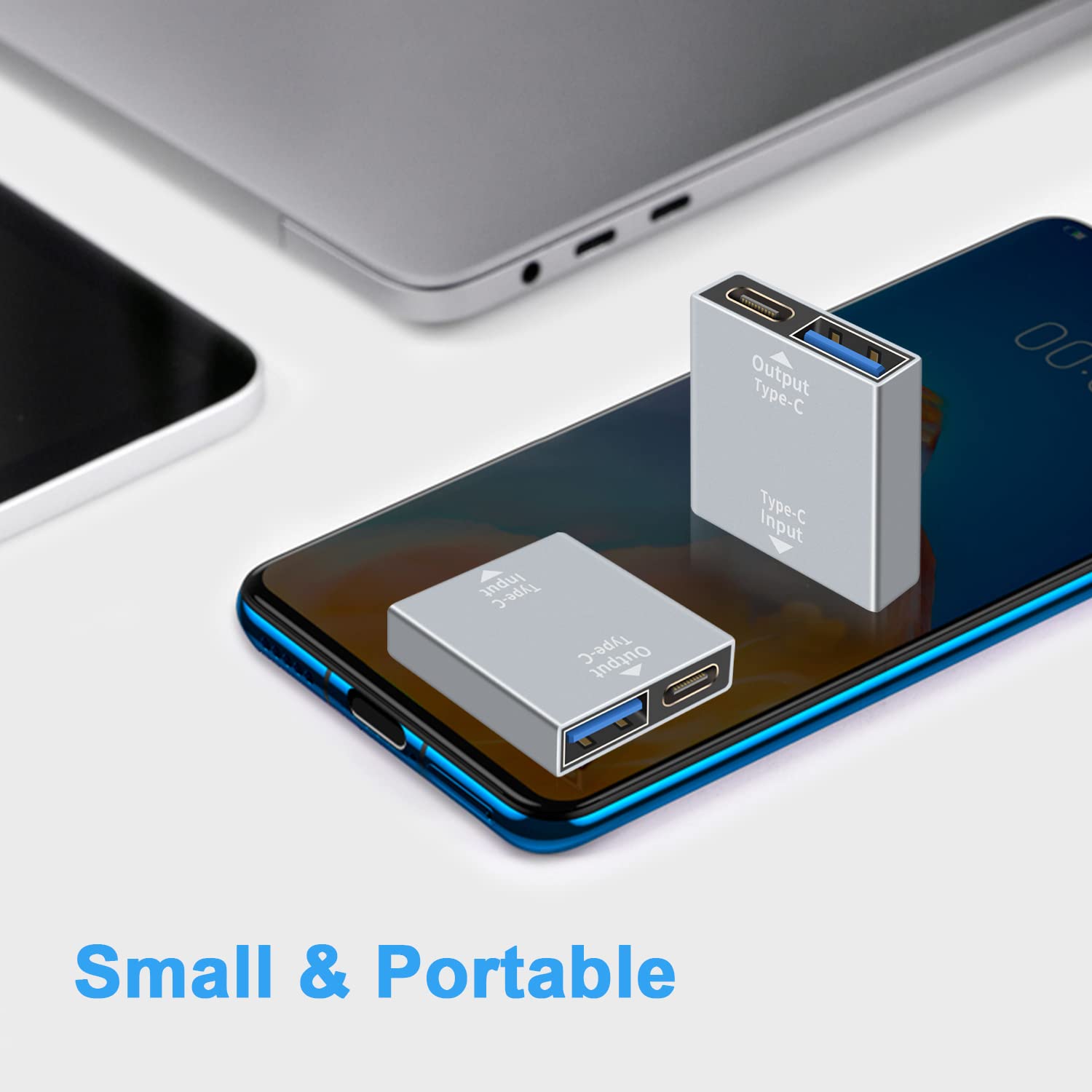 Duttek Adaptador USB A Hembra A USB C Hembra 3.1 Gen2, 10Gbps Adaptador