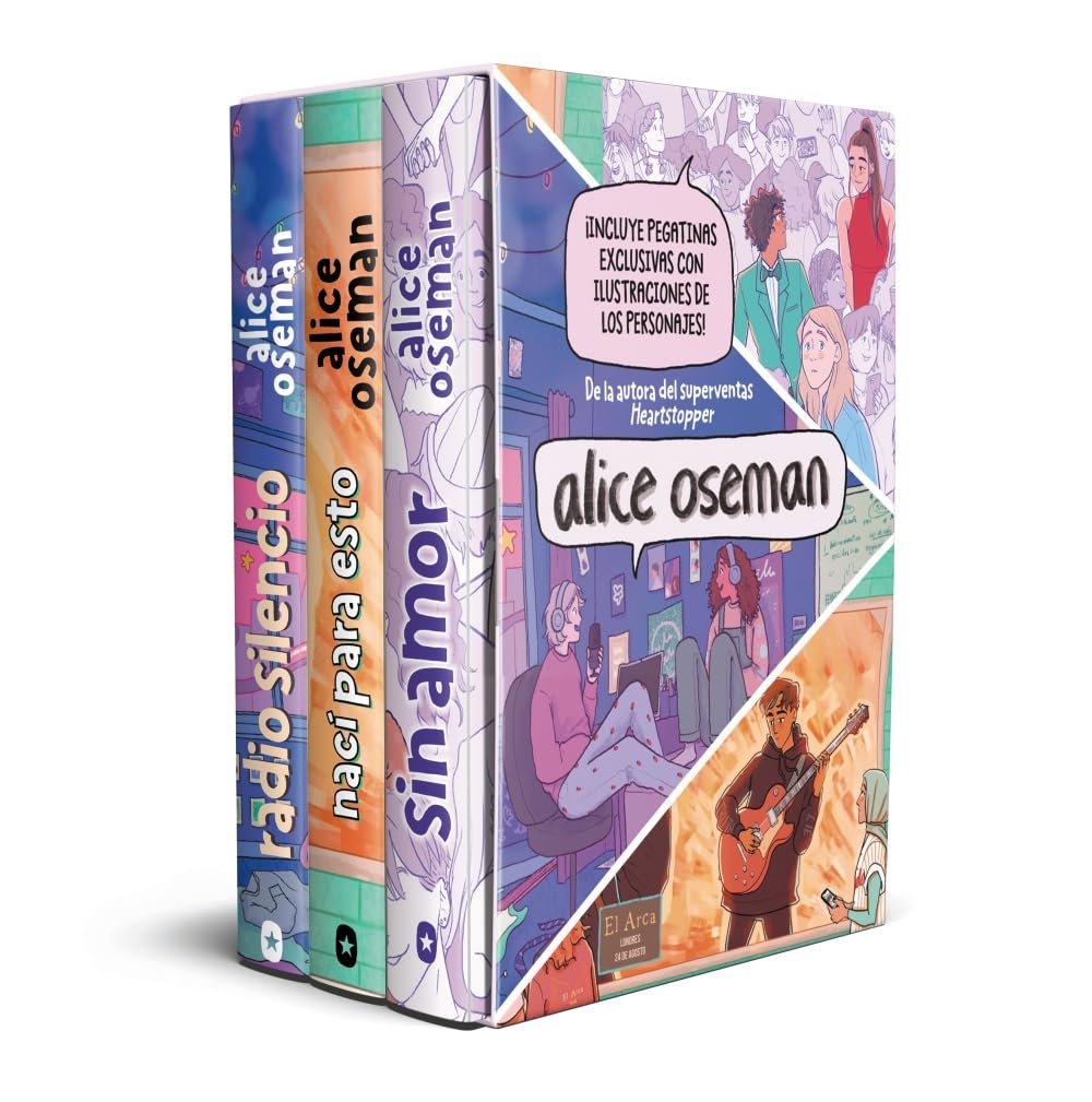 Estuche Alice Oseman: Sin amor, Nací para esto, Radio Silencio: Incluye ilustraciones inéditas de la autora (Realismo)