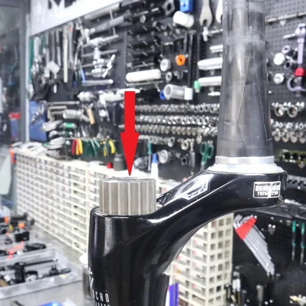 Lefty Ocho 39mm 18 Point Damper Tool CK9108U00OS Front fork damping maintenance remover, Red+black