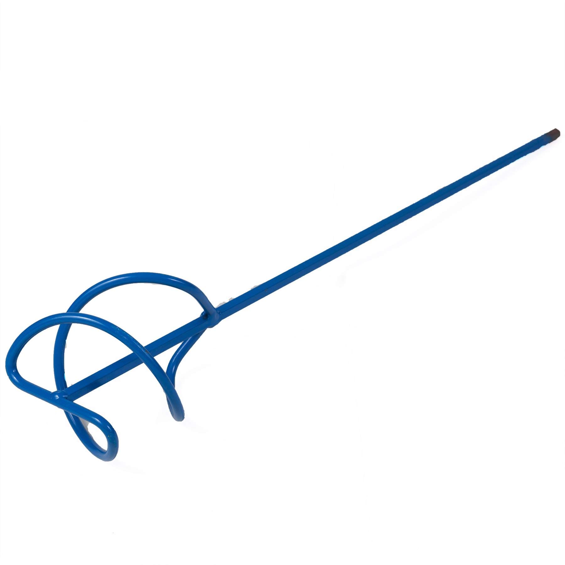 Toolty Propeller Mixing Paddle 80 x 400 x 7mm - HEX - Painted Mixer, Whisk, Stirrer -2-Blade - for Plaster, Gypsum, Adheives, Concrete, Cement, Glue, Paint, DIY - TLTY-1310