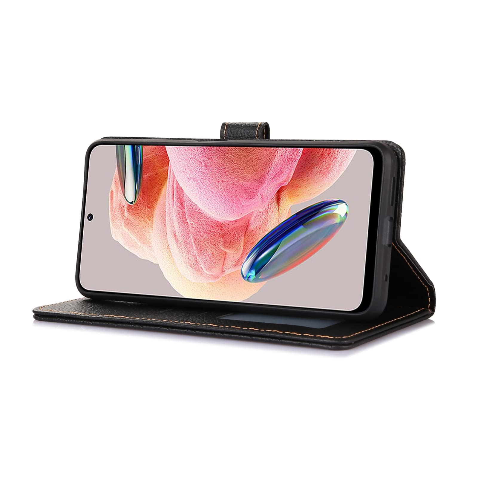 GoodcAcy Cover per Xiaomi Redmi Note 12 4G,Flip Caso in PU Pelle Premium Portafoglio Custodia [Kickstand] [Slot per Schede] [Chiusura Magnetica] per Xiaomi Redmi Note 12 4G-Marrone