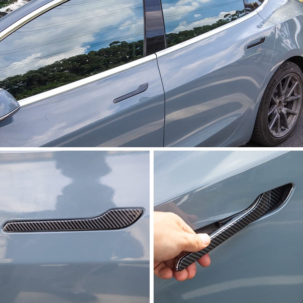 4 stuks voor Tesla Model 3 Y Auto Deurklink Wrap Decoratie