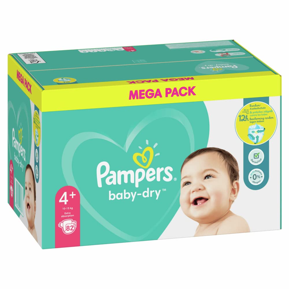 Pampers 81715586 Baby-Dry Pants pieluchy, białe