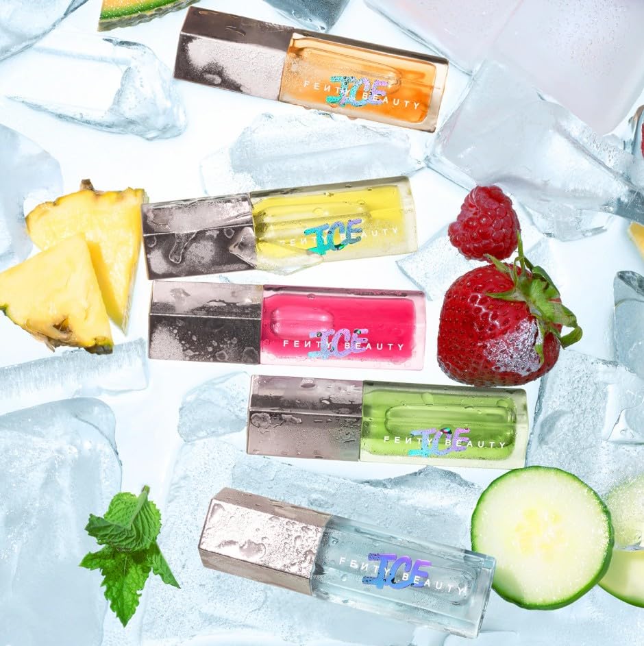 Fenty Beauty Original von Rihanna | Gloss Bomb Ice Fruitz – erfrischender Lipgloss | 9 ml | by BELLA (BERRY JELLY, 9 ml (1er-Pack)