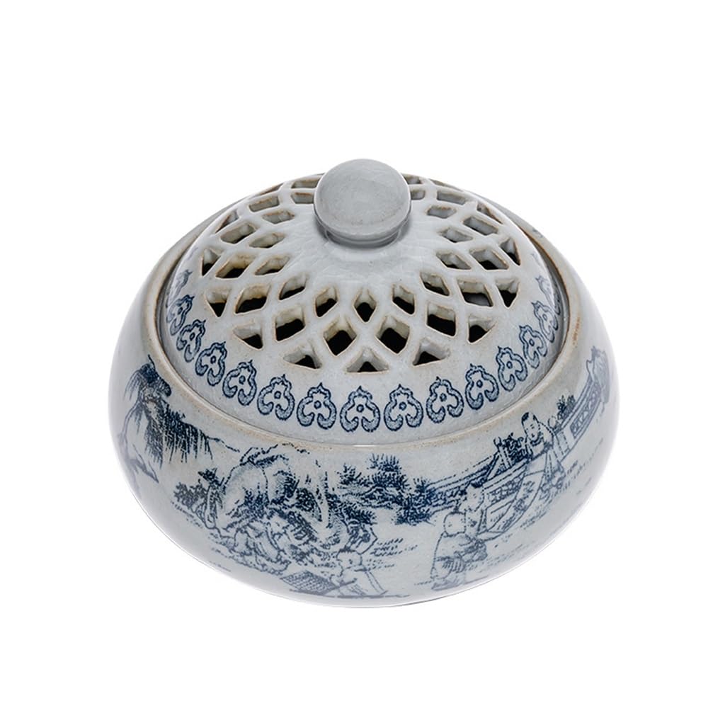 Poterie ancienne et céramique de paysage pour rituel d'encens zen dans votre salon