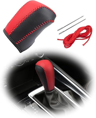 Miniatura 7 de HNLUY Moldura para Mazda M3 CX-30 CX-50 Accesorios Cubierta de Pomo de Cambio Automático Cubierta de Tapón Protector Interior Deportivo Estilo -