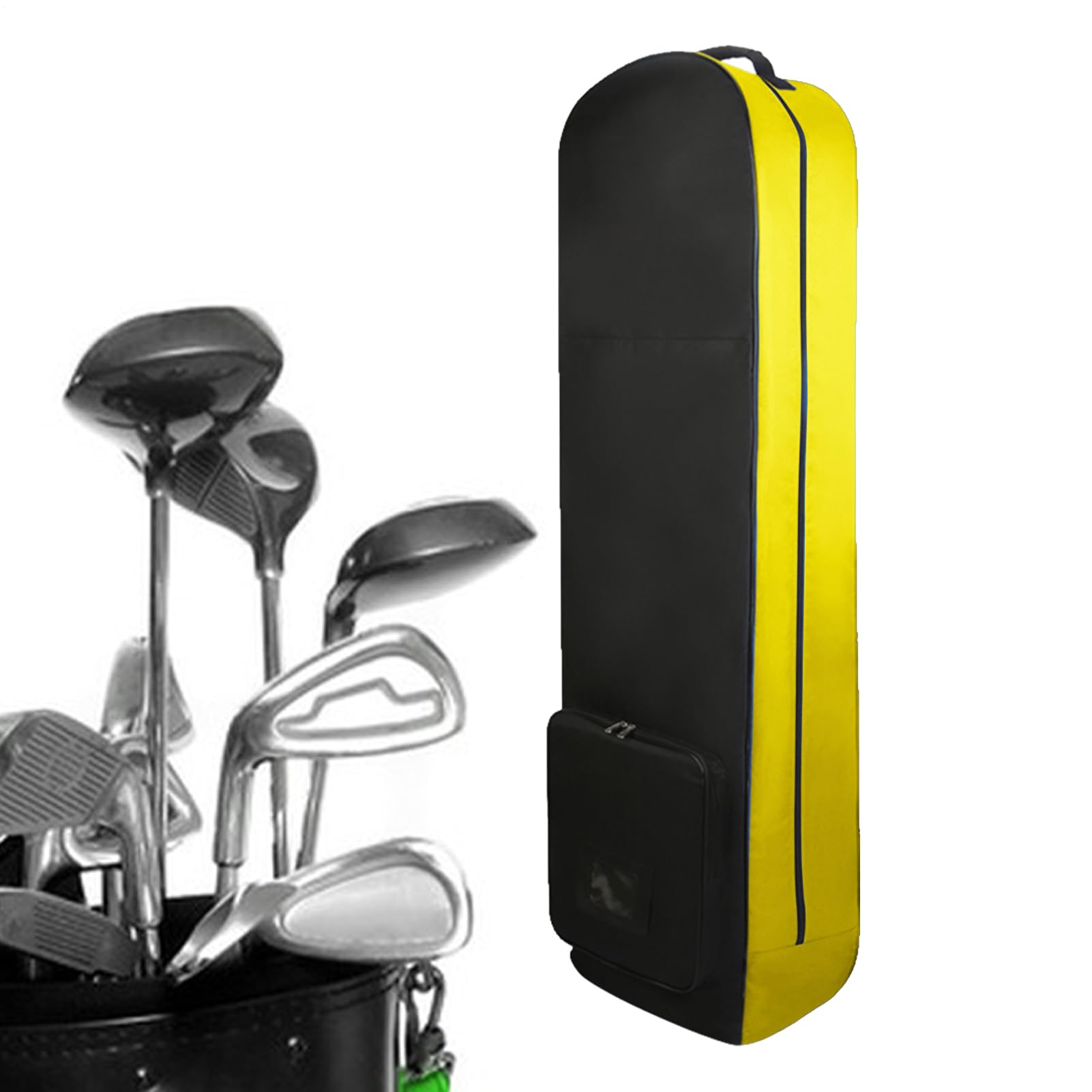 Podróżna torba golfowa dla linii lotniczych - torby podróżne na koła golfowe do samolotu, odporne na zużycie lekkie składane materiały dla mężczyzn, kobiet, podróży, golfistów, podróży
