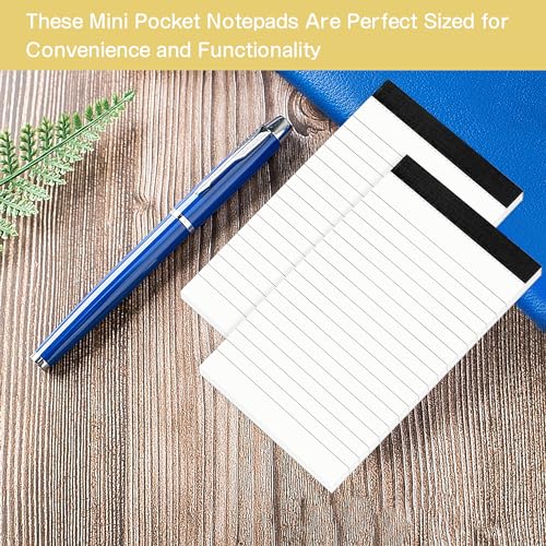 Roosea Notizblock A7 10 Stück Notizbuch A7 Kleines Notizblöcke Liniert Block Abreißbar Notizzettel Klein Schreibblock Kleiner Notizblock Nachfülleinlagen für Arbeit Studie Büro Schule Haushalt